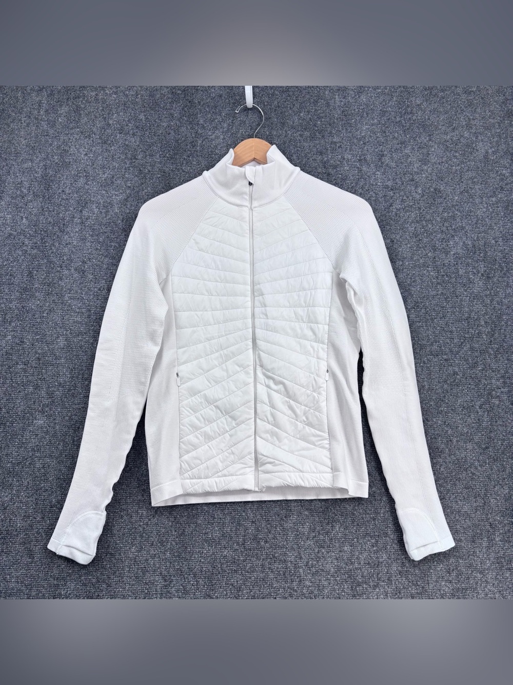 Athleta White Flurry Force Insulated Primaloft Jacket Women’s XS